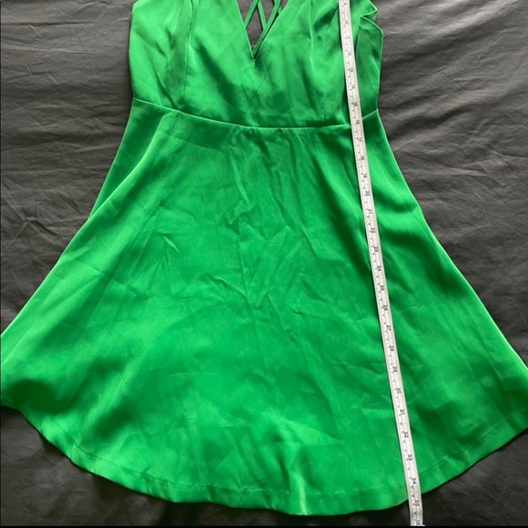 Green Forever21 Backless Dress - Picture 5 of 6